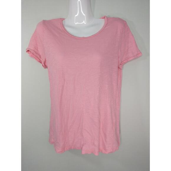 J. Crew Pink Vintage Cotton Crew Neck Tee Size S - Picture 3 of 7